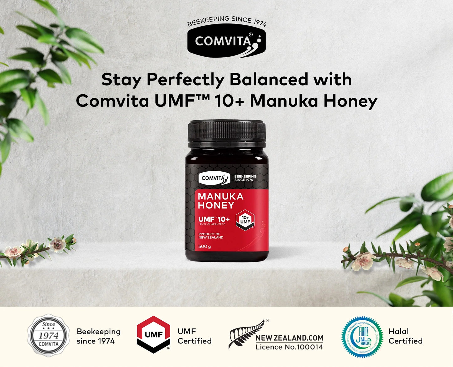 Comvita MGO 263+ (UMF™ 10+) Mānuka Honey